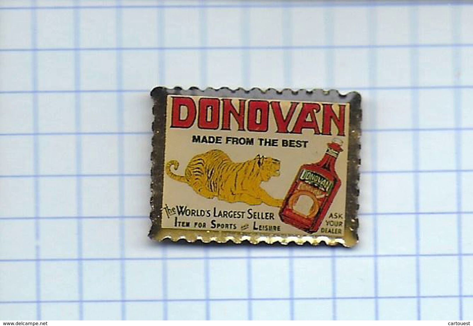 Pin's Pins / THEME SPORT - DONOVAN - TIGRE ASK Your DEALER - The Wold' S Largest Seller - Item For Sports And Leisure - Marques