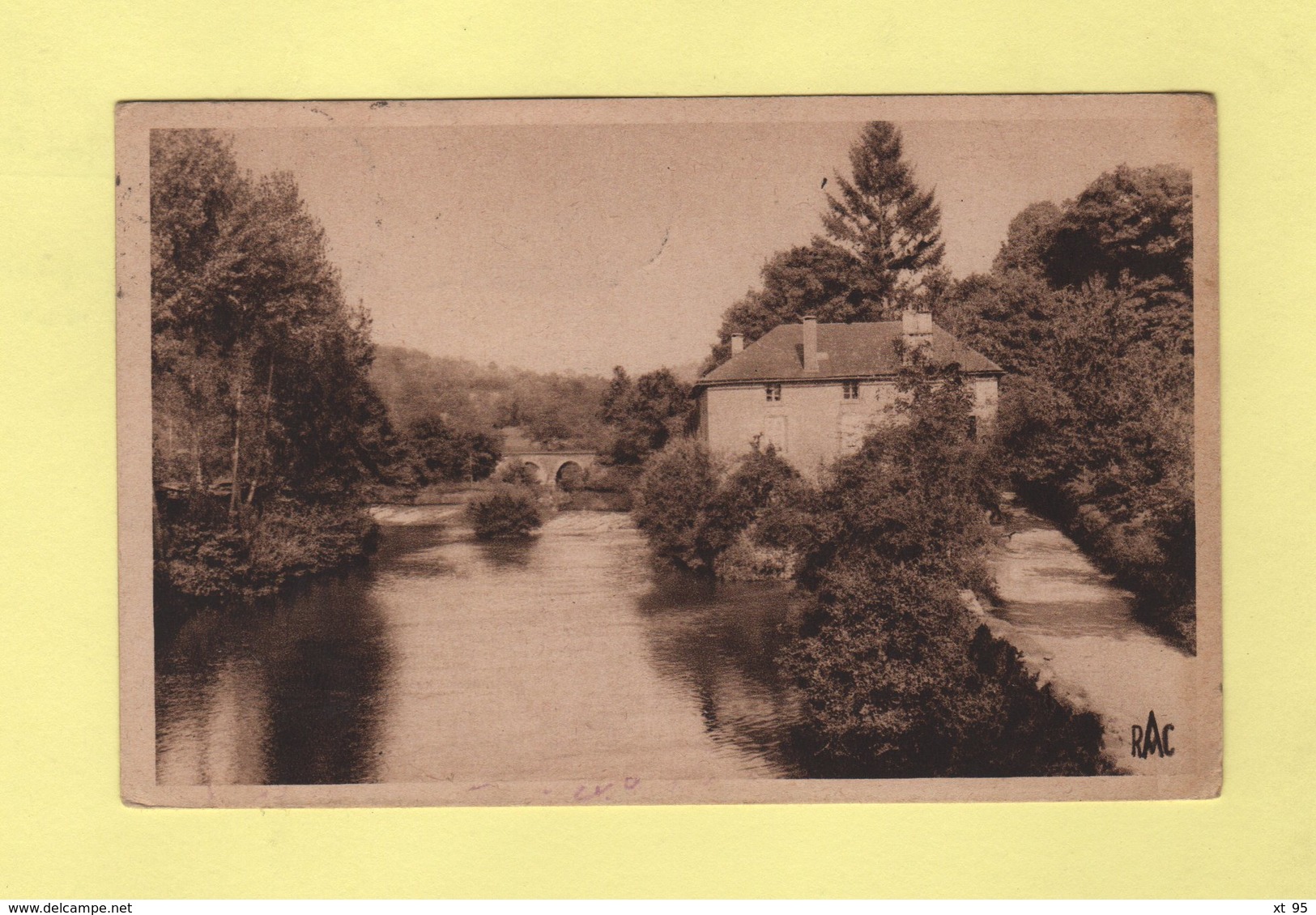 Convoyeur - St Sulpice Lauriere A Montlucon - 1949 - Marianne De Gandon - Railway Post