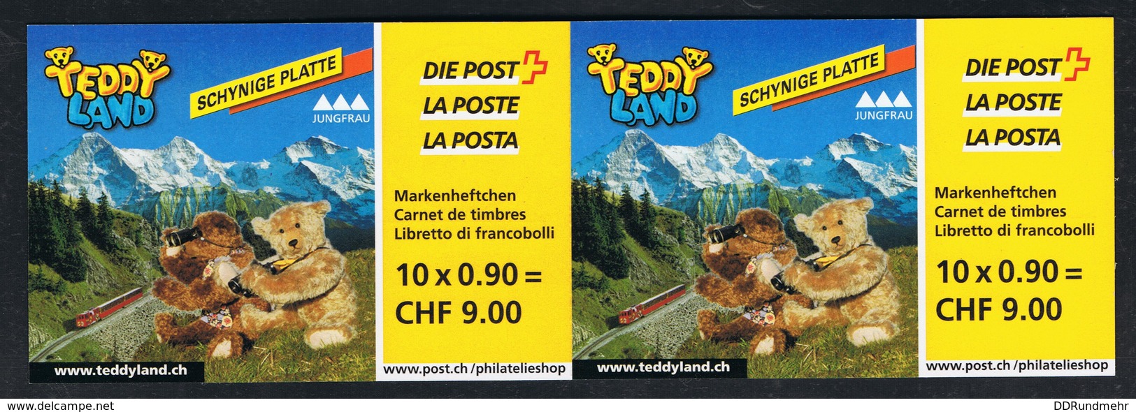 15.05.2002 100 Jahre Teddybär Markenheftchen Michel 126 Postfrisch Xx - Markenheftchen