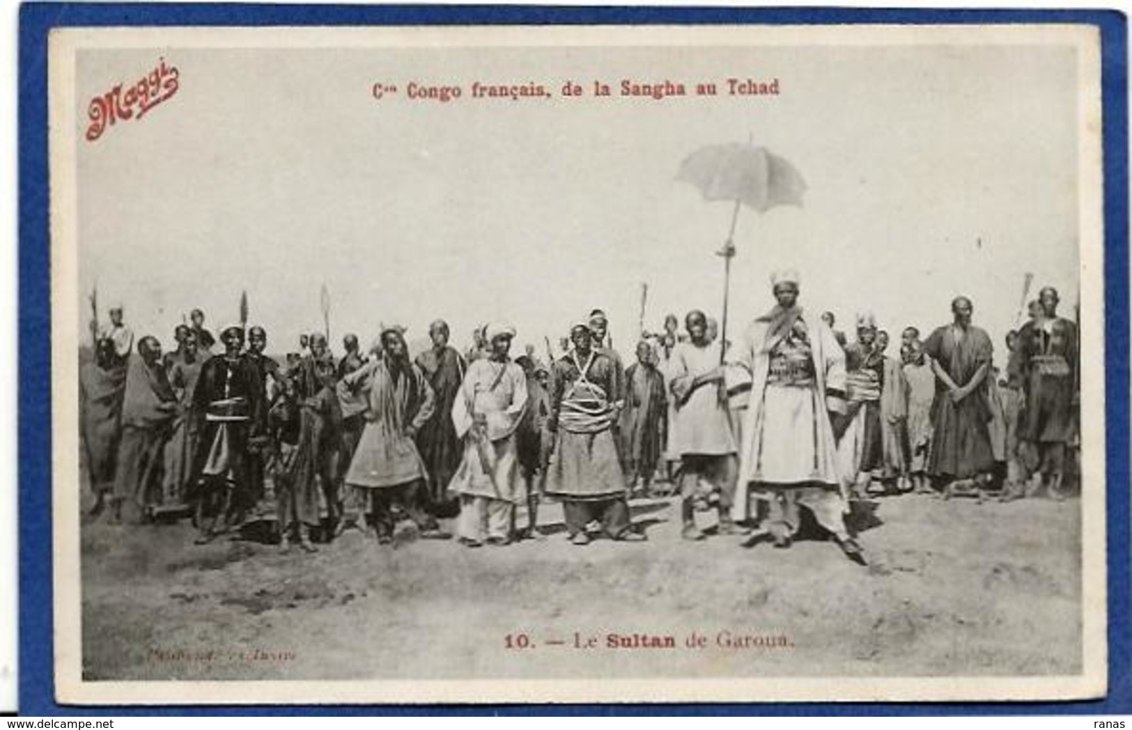 CPA Congo Le Sultan De Garoua Non Circulé Type Ethnic - Congo Francés