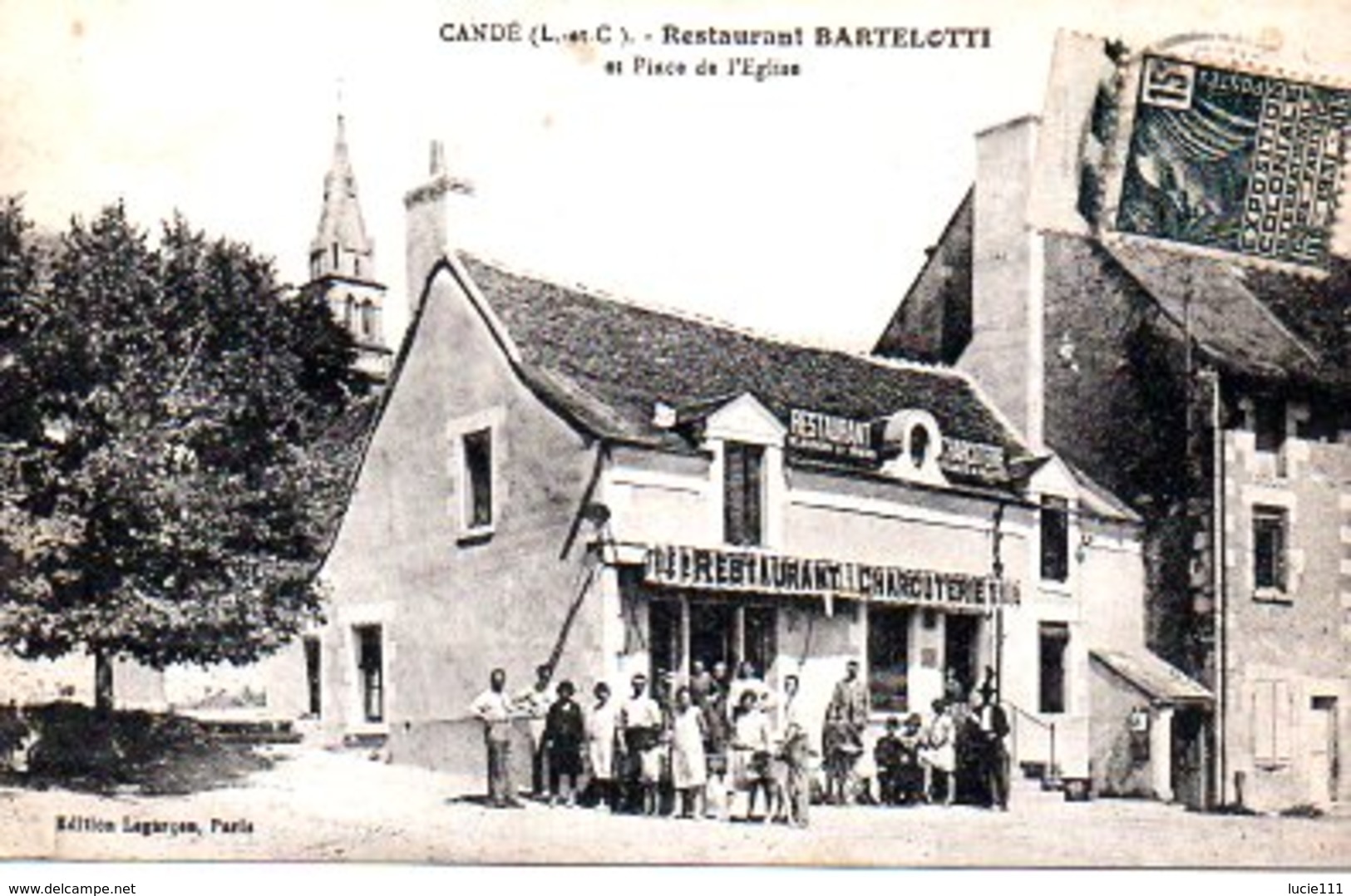 Cande Restaurant Bartelotti Et Place De L'eglise - Autres & Non Classés