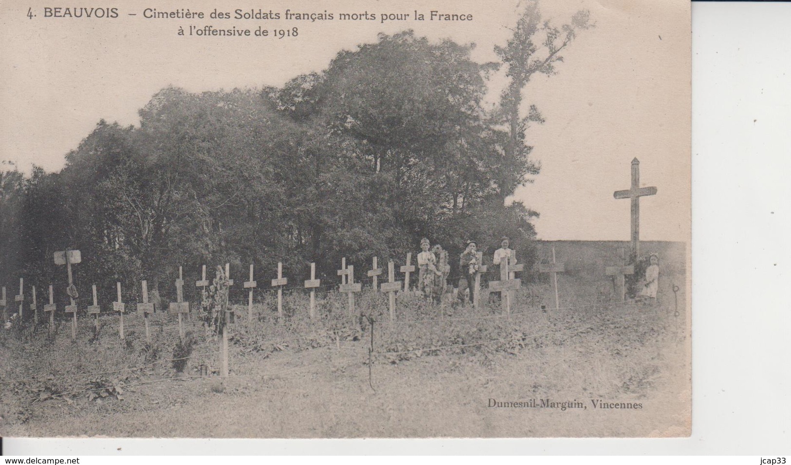 02 BEAUVOIS  -  Cimetière Des Soldats Français Morts Pour La France à L'offensive De 1918  - - Autres & Non Classés