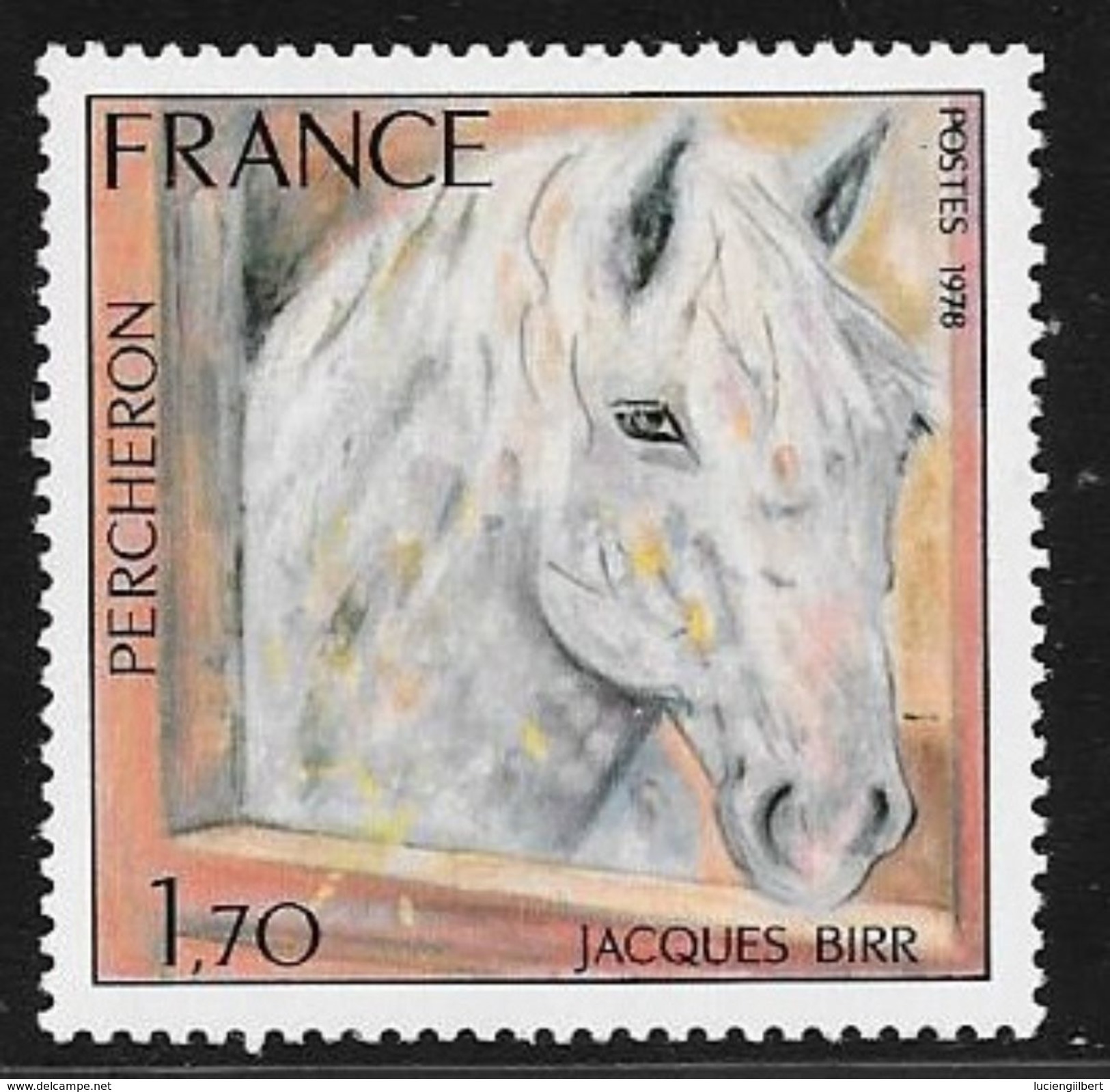 TIMBRE N° 1982   FRANCE - NEUF - TABLEAU J. BIRR PERCHERON - 1978 - Nuevos