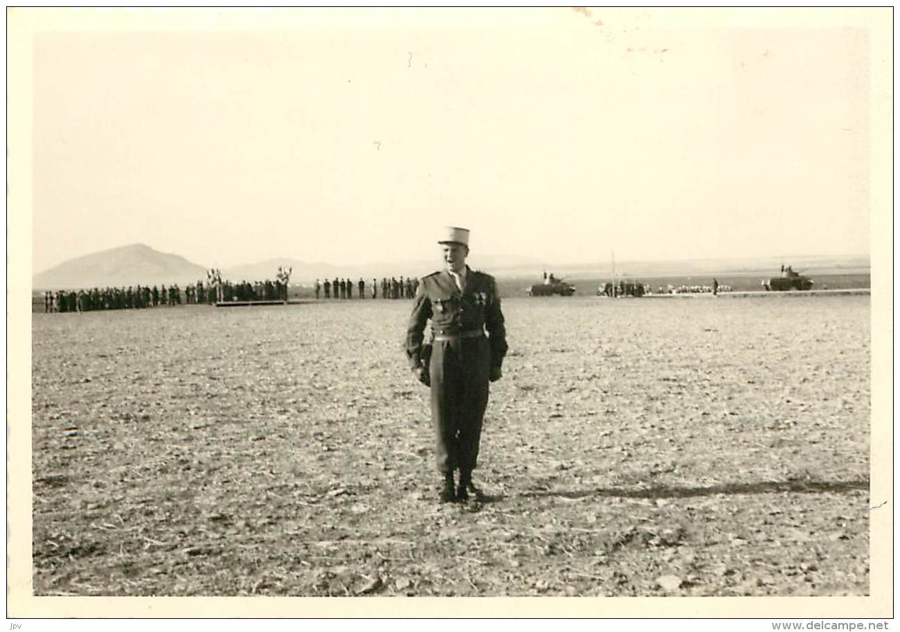 GUERRE D'ALGERIE - LOT DE 2 PHOTOS DE 2 MILITAIRES - Krieg, Militär