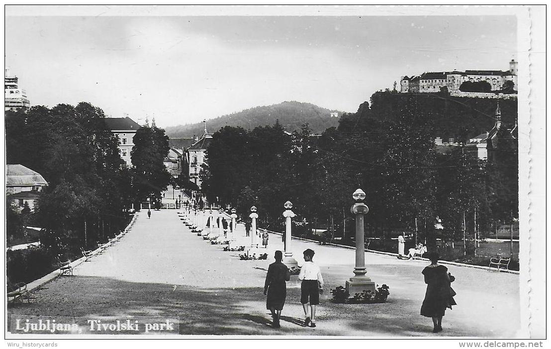 AK 0021  Ljubljana - Tivolski Park Um 1940-50 - Slowenien