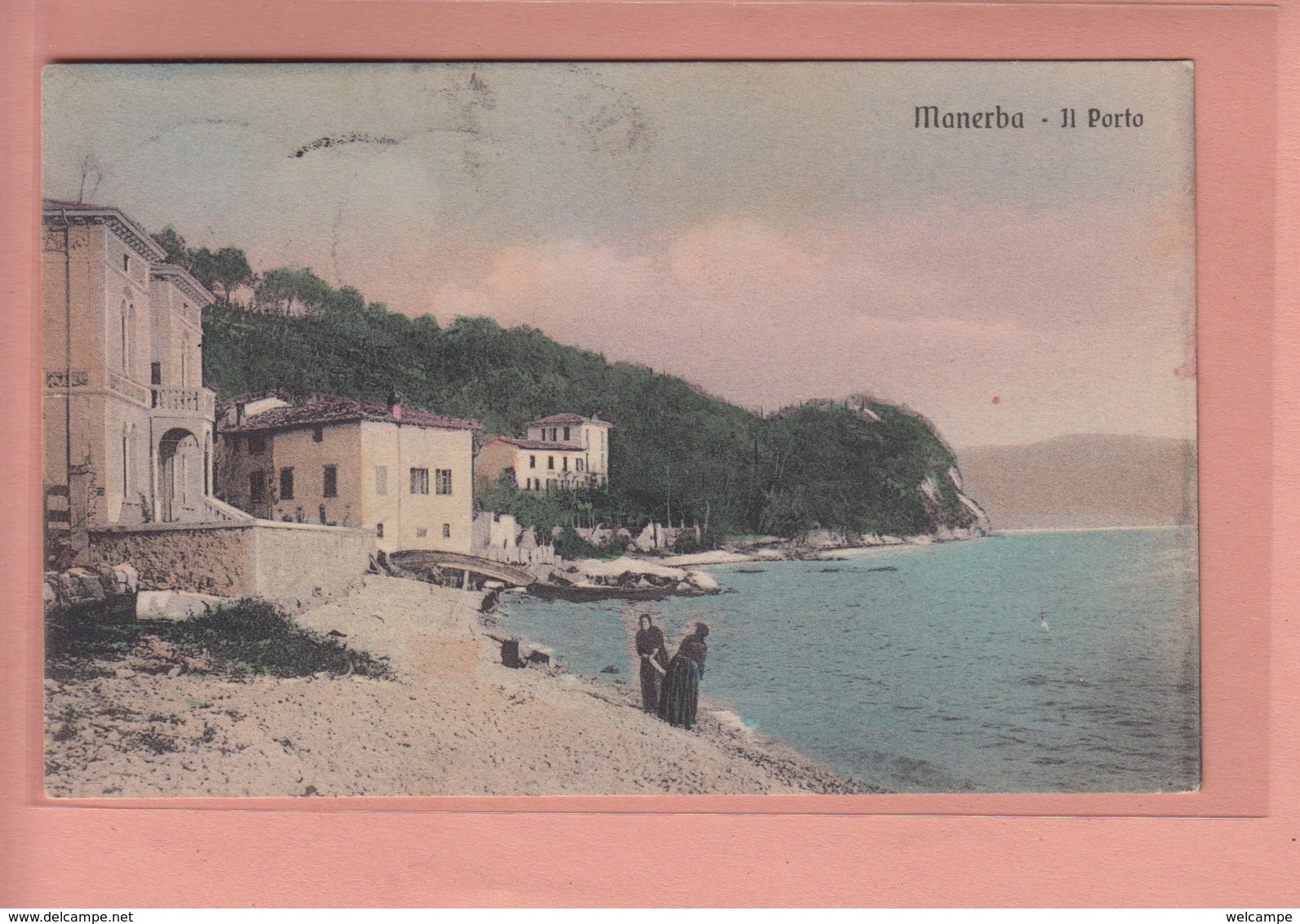 OLD POSTCARD - LAGO DI GARDA -  ITALY - MANERBA - Brescia