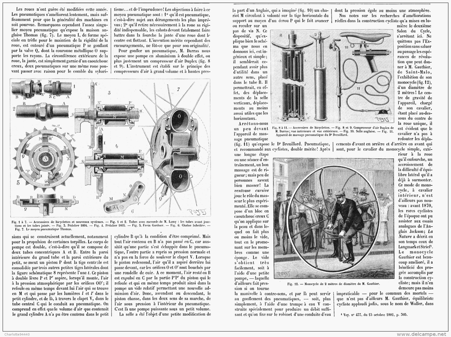 CYCLES 2eme SALON EXPOSITION FRANCAISE INTERNATIONALE Du VELOCIPEDE  1895 (1) - Autres & Non Classés