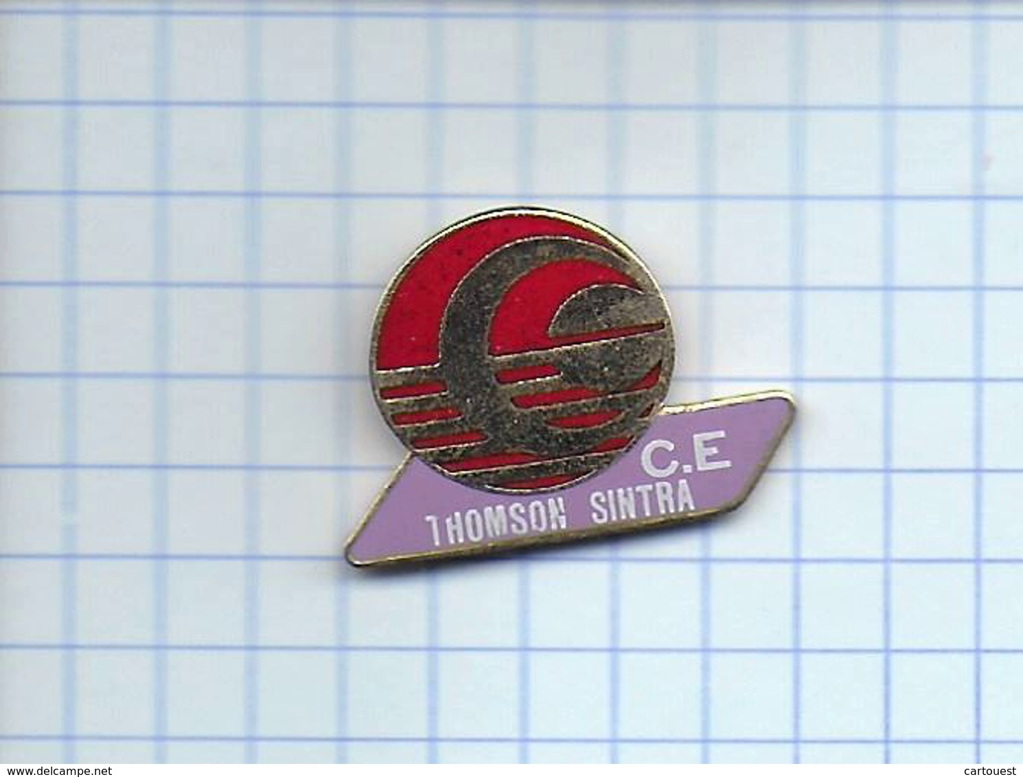 Pin's Pins / THEME Entreprise - C. E.   Thomson SINTRA / Composants Militaires Et Spatiaux ( Militaria ) - Informatique