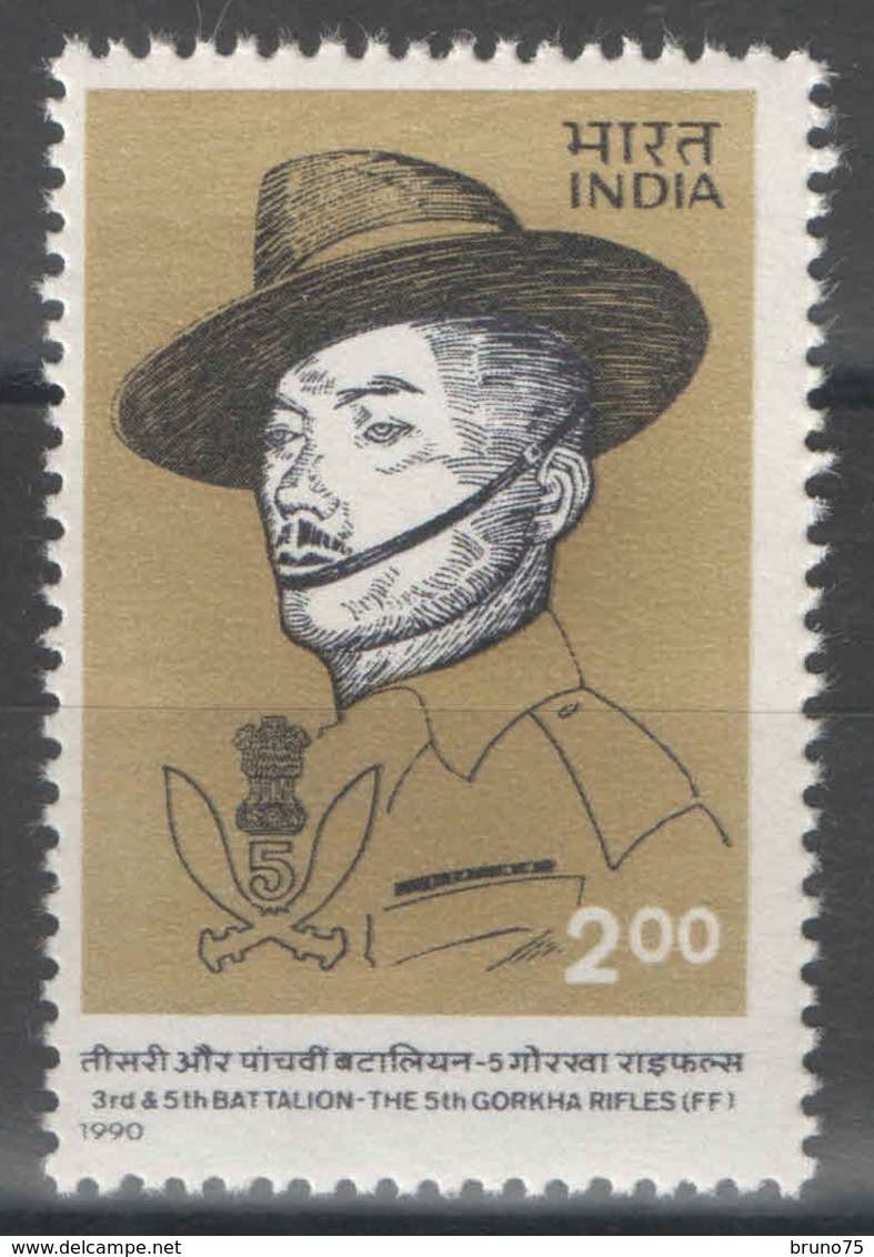 Inde - YT 1069 ** - 1990 - Gorkha Rifles - Neufs