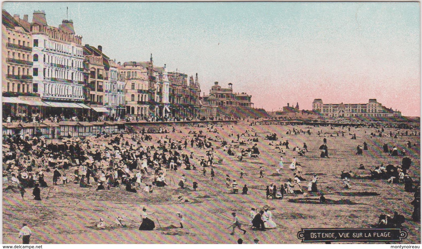 Belgique : OSTENDE  :  Vue   Sur  La  Plage - Autres & Non Classés