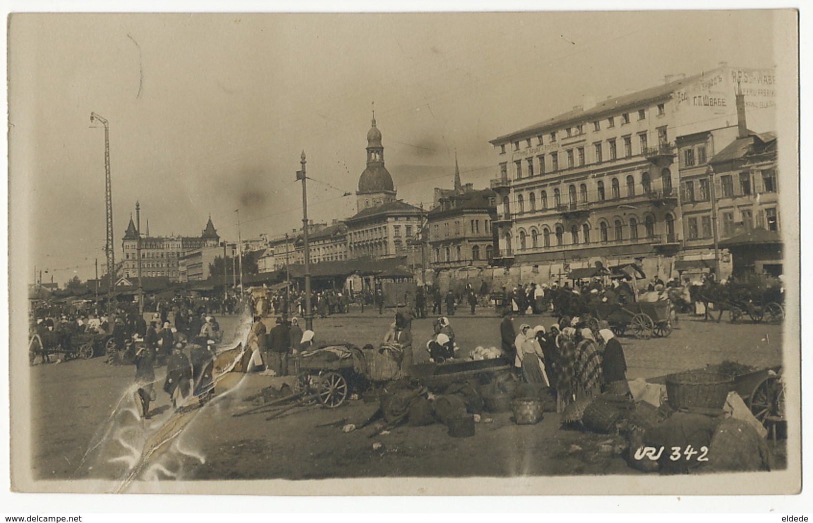 Real Photo Riga Marktplatz One Defect - Lettonie