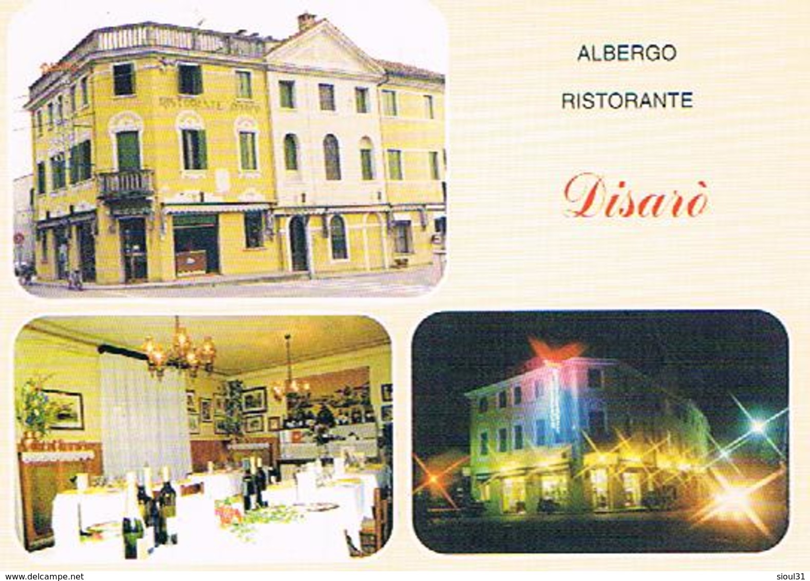 ITALIE DISARO   MOTTA DI LIVENZA RISTORANTE - Other & Unclassified