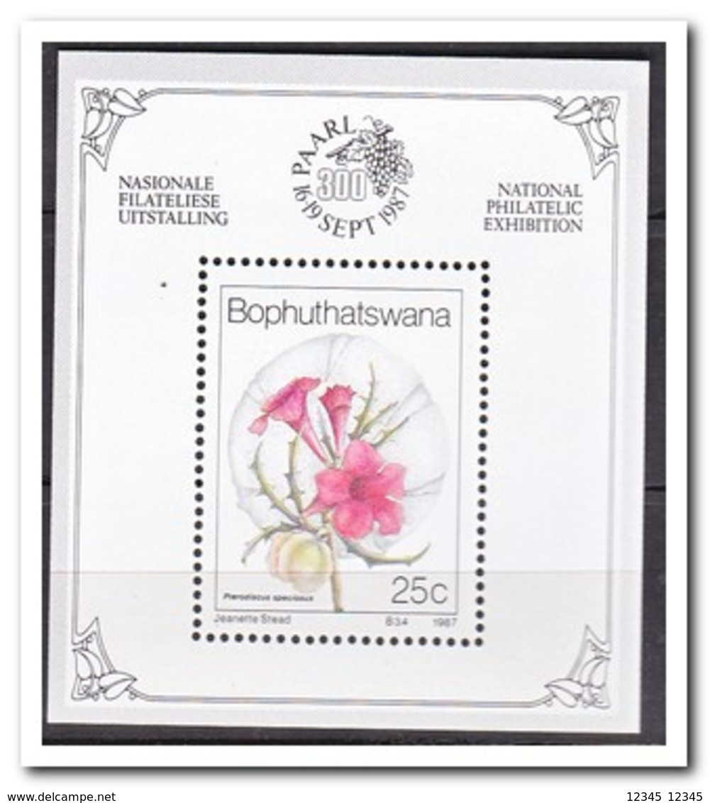 Bophutswana 1987, Postfris MNH, Flowers - Bophuthatswana