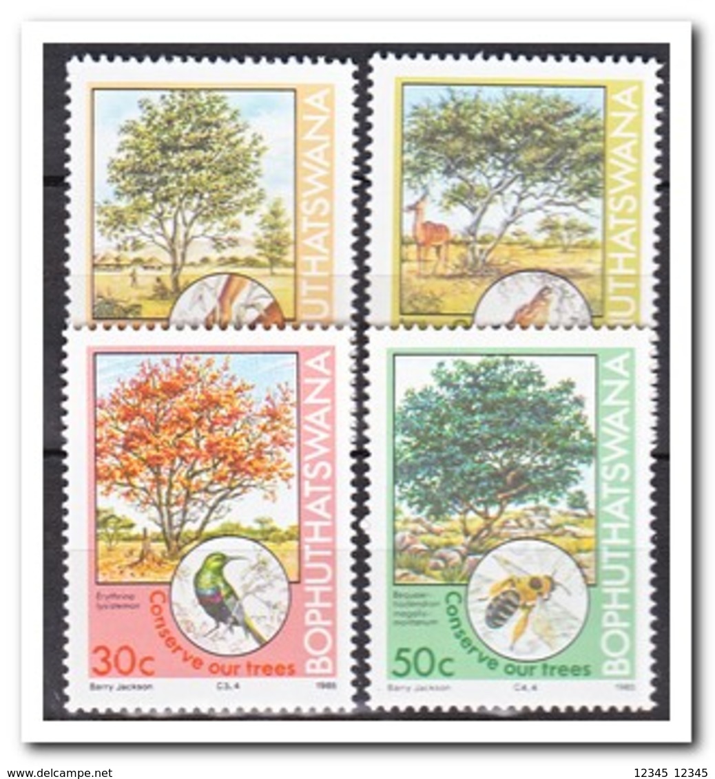Bophutswana 1985, Postfris MNH, Trees, Animals - Bophuthatswana