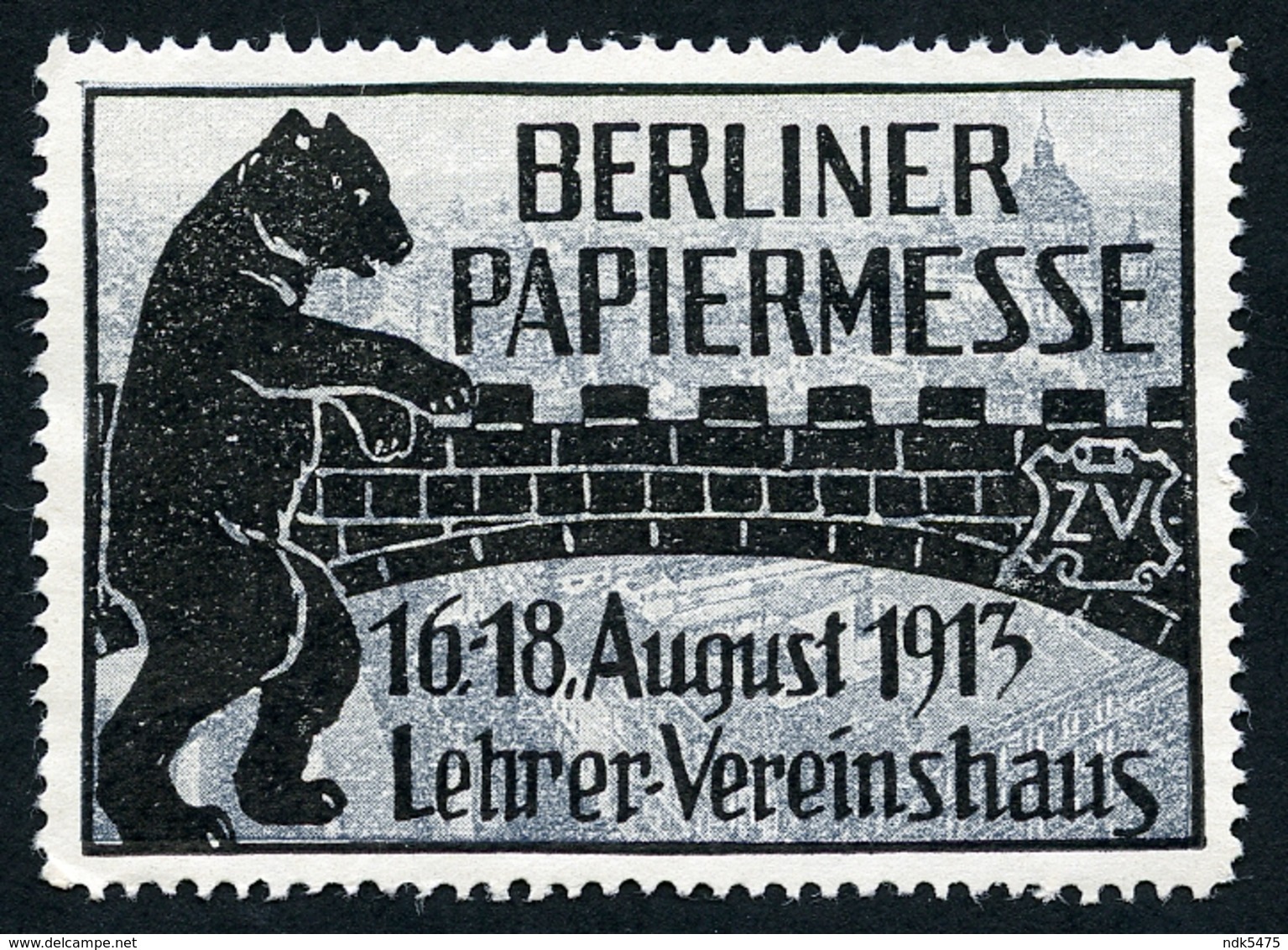 CINDERELLA : BERLINER PAPIERMESSE 1913 - Cinderellas