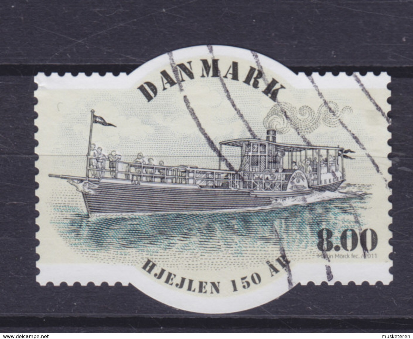 Denmark 2011 Mi. 1660   8.00 Kr. Schiff Ship "Hjejlen" 150 Year Anniversary - Used Stamps