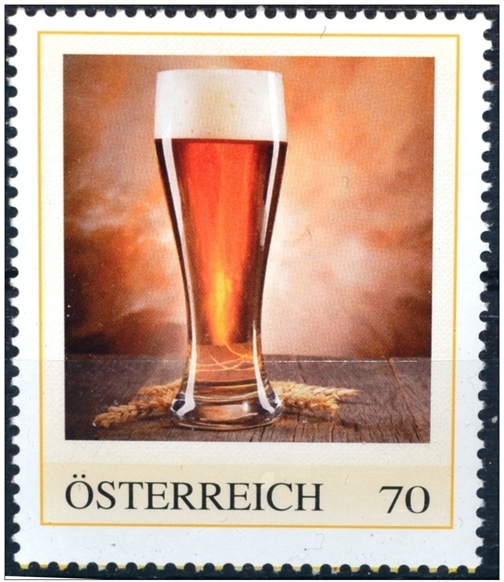 SPECIAL EDITION AUSTRIAN POST - E134 Bier, Beer, Biere, Cerveza, Bierglas, AT 2013 ** - Autres & Non Classés