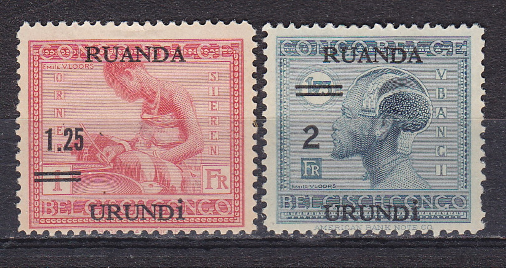 Ruanda-Urindi Nr 90-91           Neufs - Postfris - MNH  (xx) - Neufs