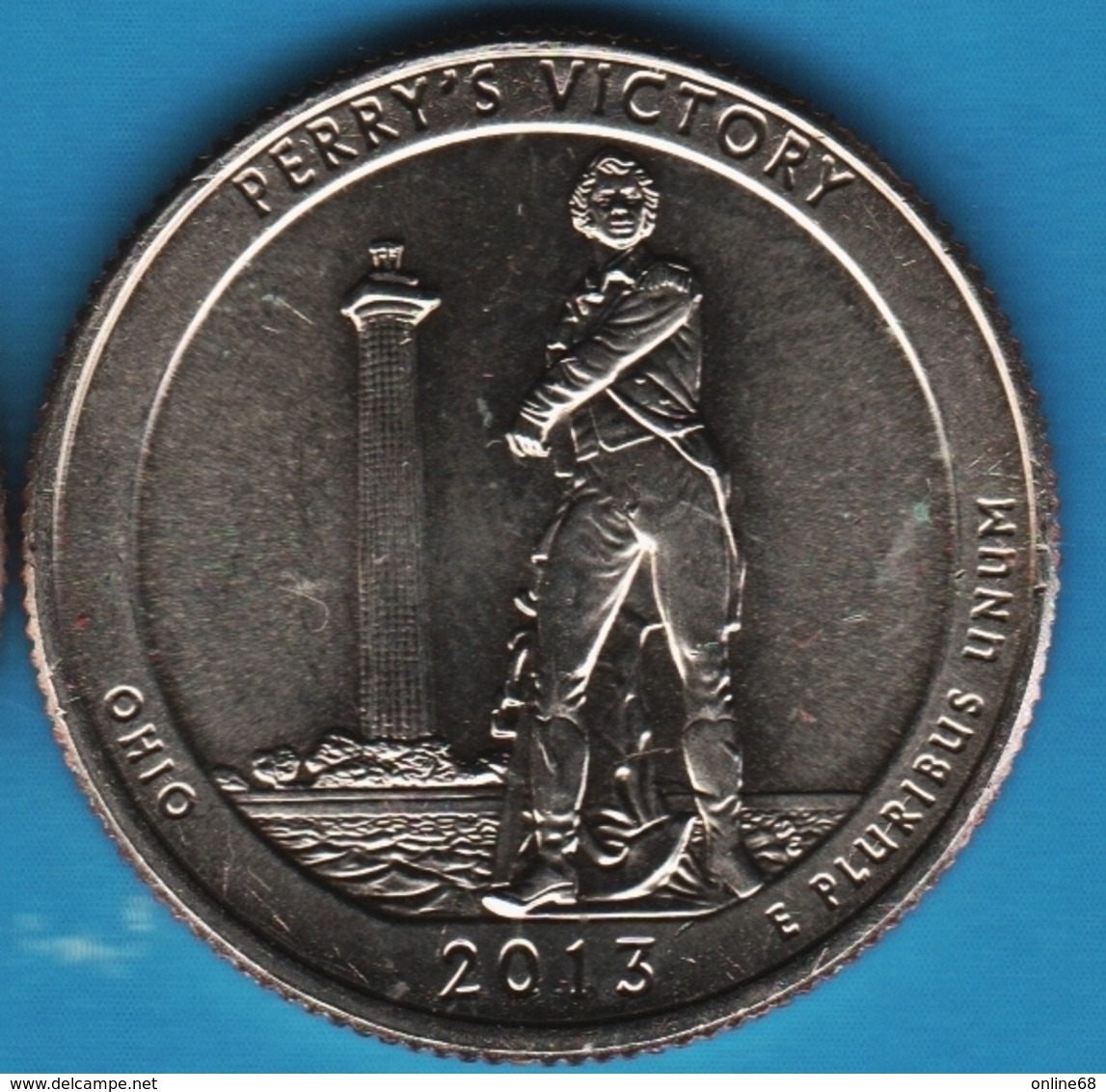 USA ¼ Dollar Washington Quarter 2013 D PERRY'S VICTORY OHIO - 2010-...: National Parks