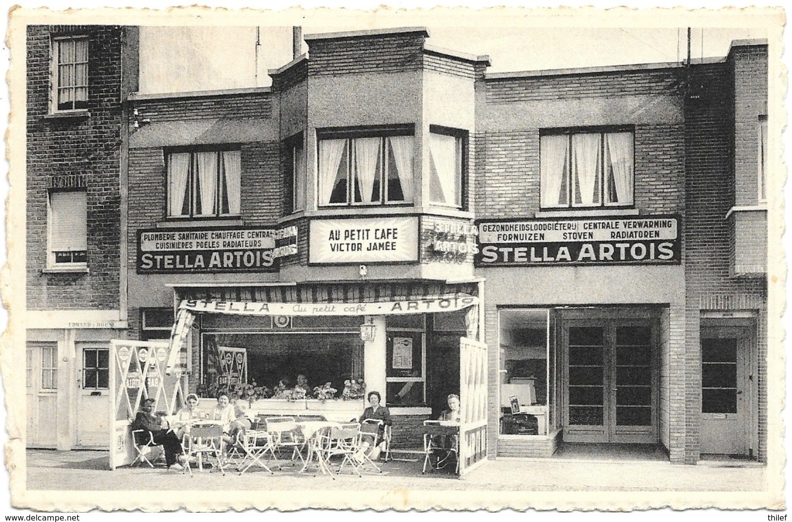 Nieuport-Bains NA49: Au Petit Café, Bd Albert 1er - Nieuwpoort