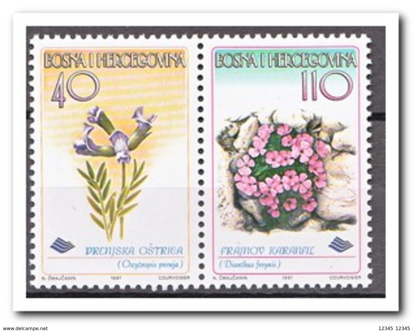 BosnIë Herzegovina 1997, Postfris MNH, Flowers - Bosnië En Herzegovina