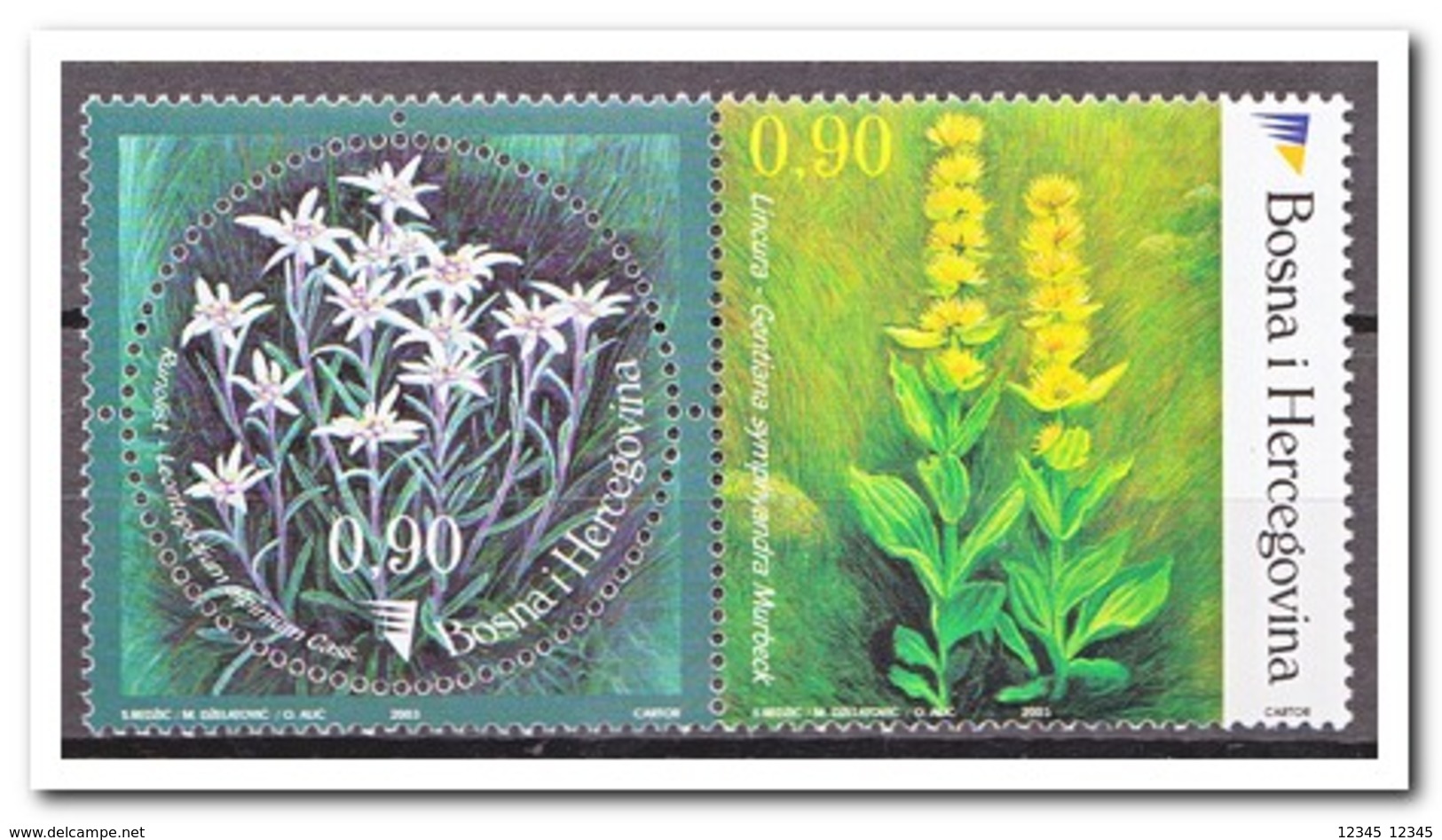 BosnIë Herzegovina 2003, Postfris MNH, Flowers, Plants - Bosnië En Herzegovina