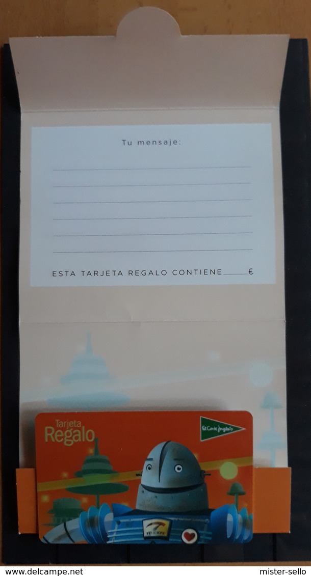 ESPAÑA TARJETA REGALO TOTALMENTE NUEVA EL CORTE INGLÉS CON CARTERITA. - Tarjetas De Regalo