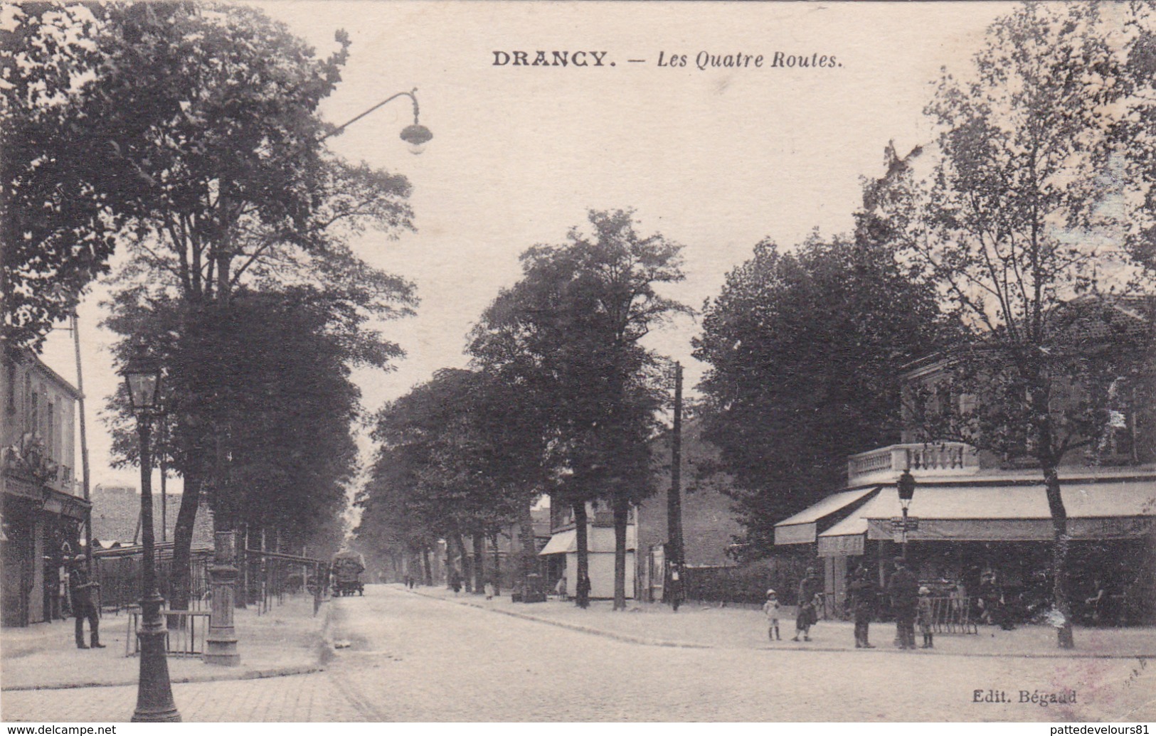 CPA (93) DRANCY Les Quatre Routes - Drancy