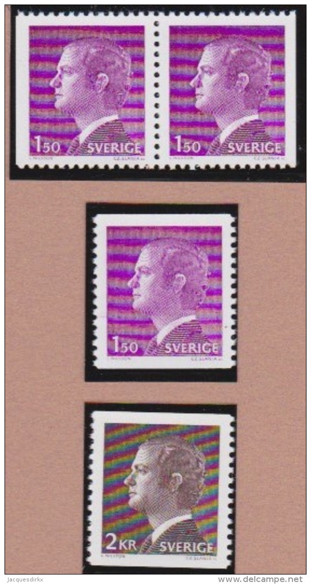 Sweden   .    Facit      .   1130 + 1132 + BB    .        **   .       MNH     .   /   .       Postfris - Ongebruikt