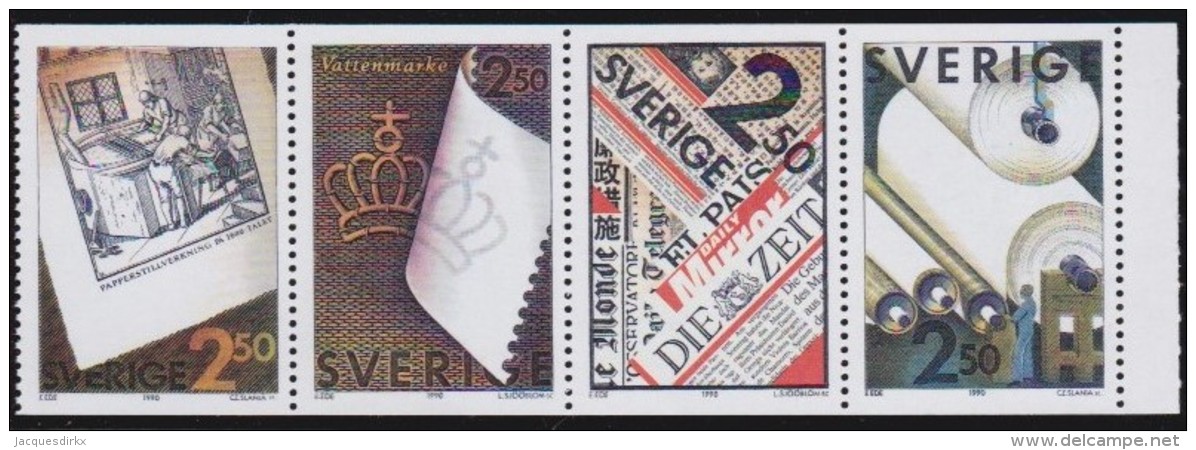 Sweden   .    Facit      .      1636/1639          .        **   .       MNH     .   /   .       Postfris - Ongebruikt