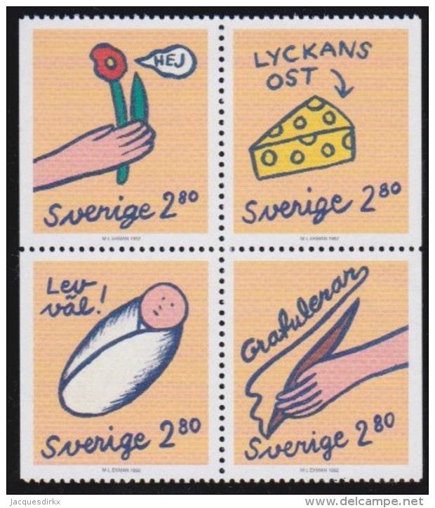 Sweden   .    Facit      .      1743/1746             .        **   .       MNH     .   /   .       Postfris - Ongebruikt