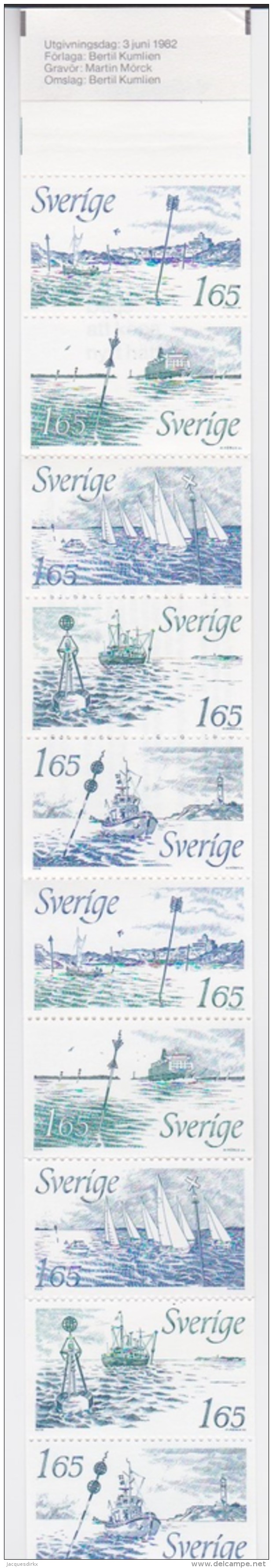 Sweden   .    Facit      .     H  338     (complete)     .        **   .       MNH     .   /   .       Postfris - 1981-..