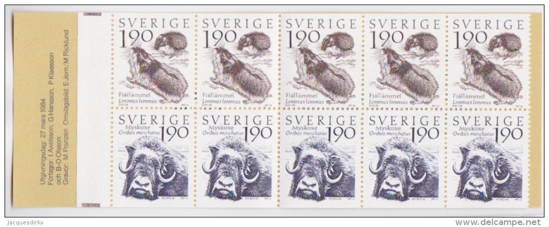 Sweden   .    Facit      .     H  350    (complete)     .        **   .       MNH     .   /   .       Postfris - 1981-..