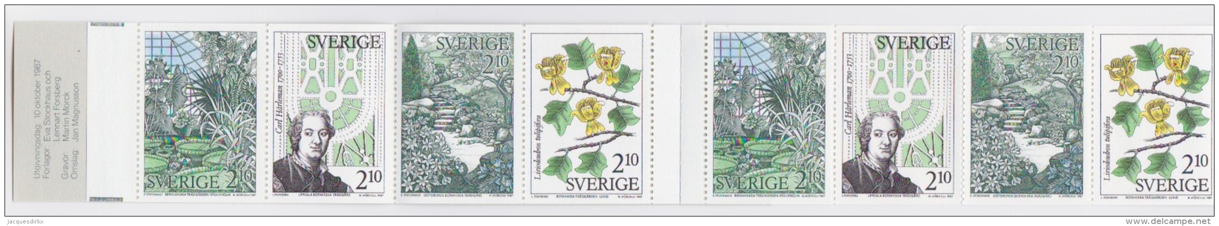 Sweden   .    Facit      .     H  380     (complete)     .        **   .       MNH     .   /   .       Postfris - 1981-..