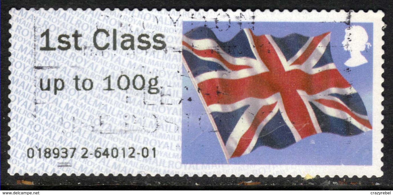 GB 2013 - 16 QE2 1st Post & Go Union Flag ( E611 ) - Post & Go Stamps