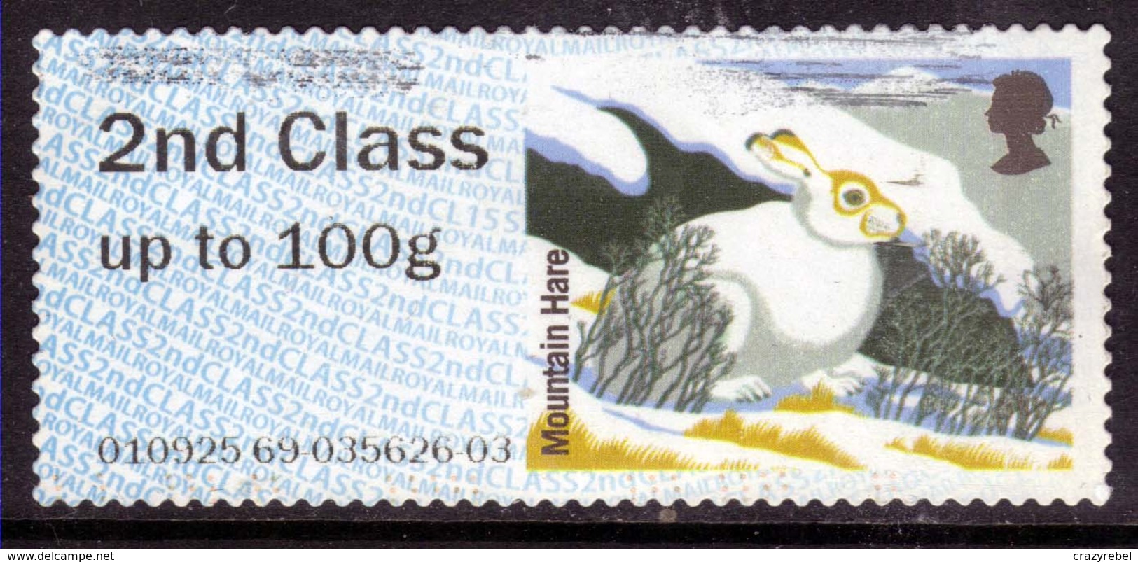 GB 2015 QE2 2nd Post & Go Mountain Hare Winter Fur ( M209 ) - Post & Go (automaten)