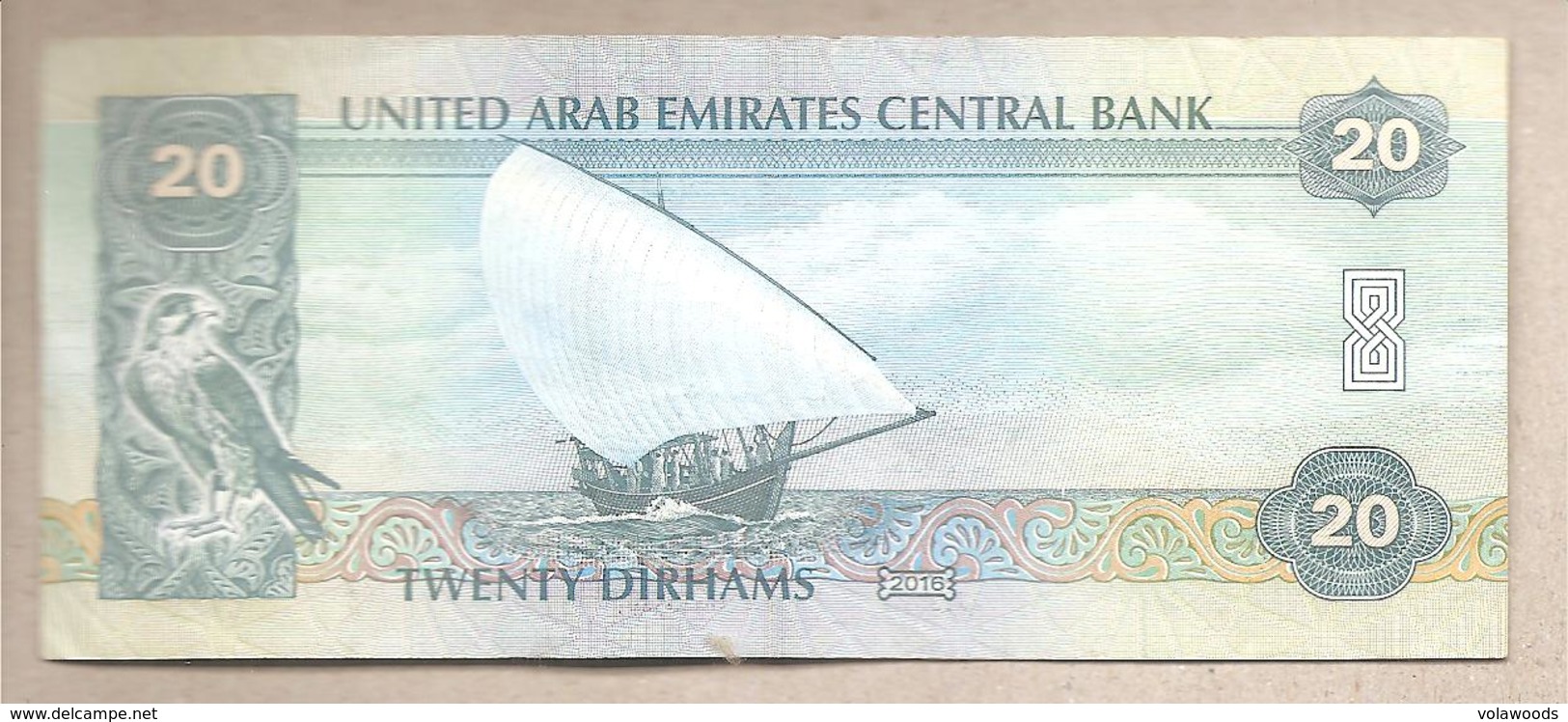 Emirati Arabi Uniti - Banconota Circolata Da 20 Dirhams P-28d - 2016 - Emirats Arabes Unis
