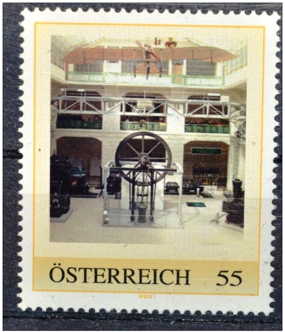 SPECIAL EDITION AUSTRIAN POST - F520 Dampfmaschine Dreherschen Brauerei, Bier, Techn. Museum Wien, AT 2010 ** - Autres & Non Classés