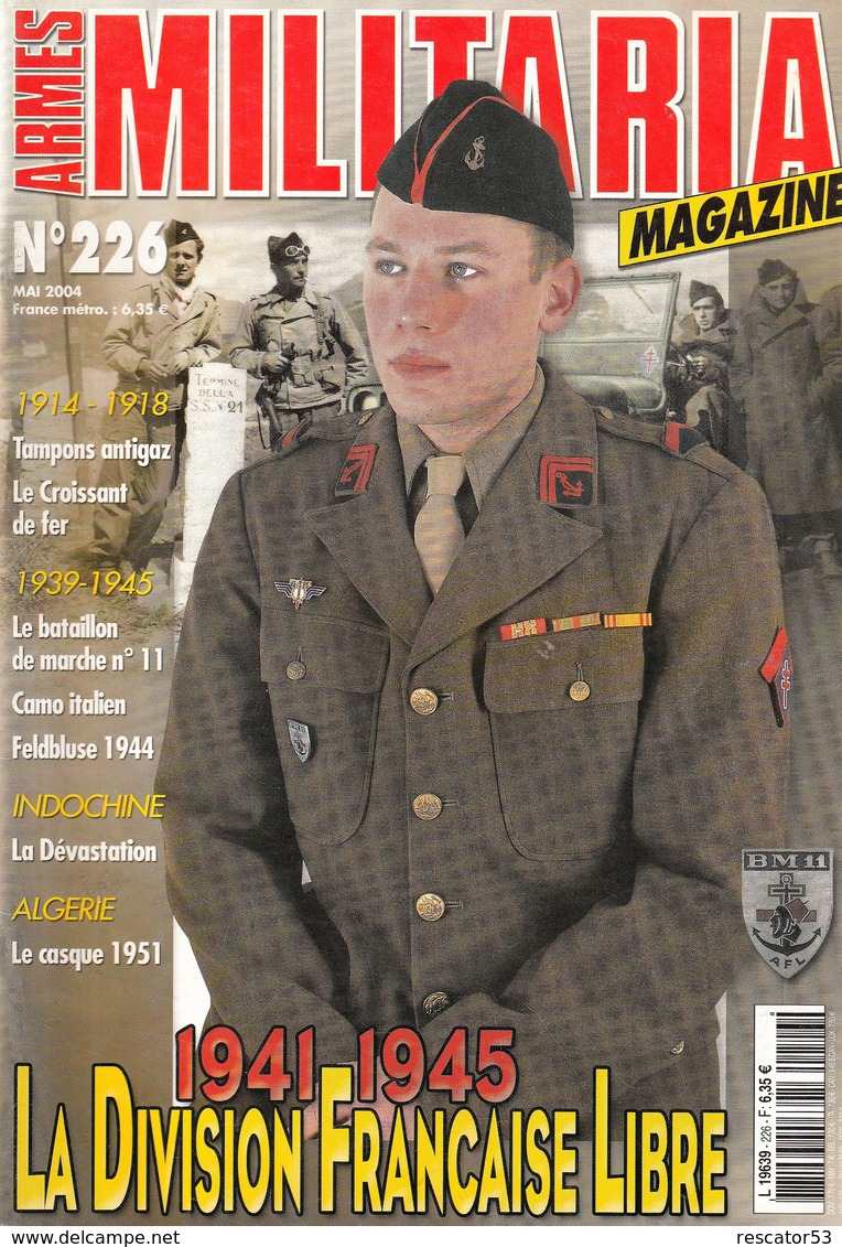 Rare Revue N°226 Militaria Magazine - 1939-45