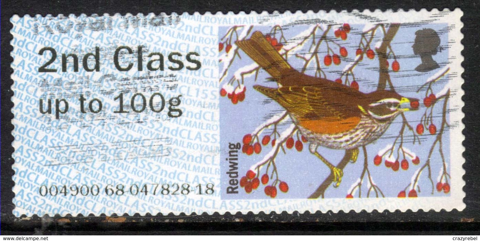 GB 2015 QE2 2nd Post & Go Redwing Bird Winter Fur & Feathers ( M106 ) - Post & Go (distributeurs)