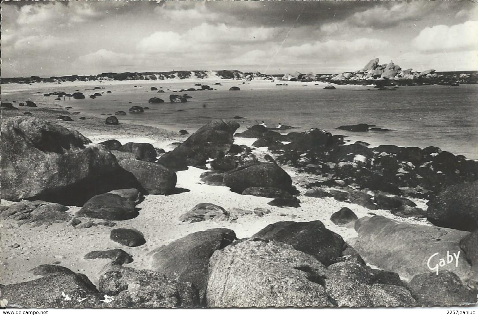 CPSM 29  - Brignogan Plage Des Crapauds 1963 - Brignogan-Plage