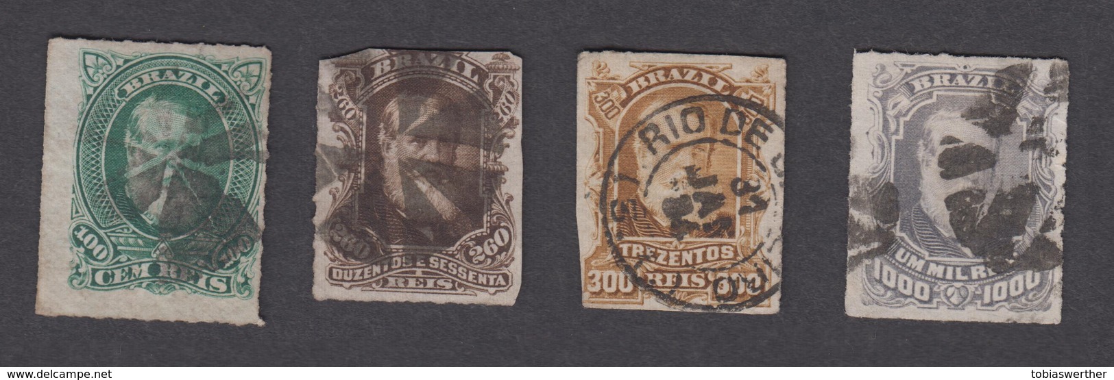 Brazil 1877-78 Emperor Dom Pedro II - Gebraucht