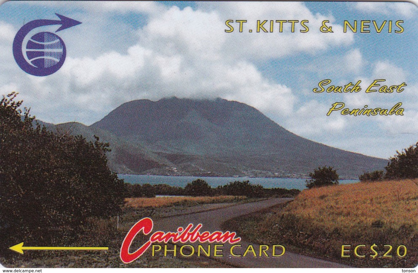 St. Kitts & Nevis, STK-3D, South East Peninsula 2, Mint, 3CSKD, 2 Scans. - Saint Kitts & Nevis