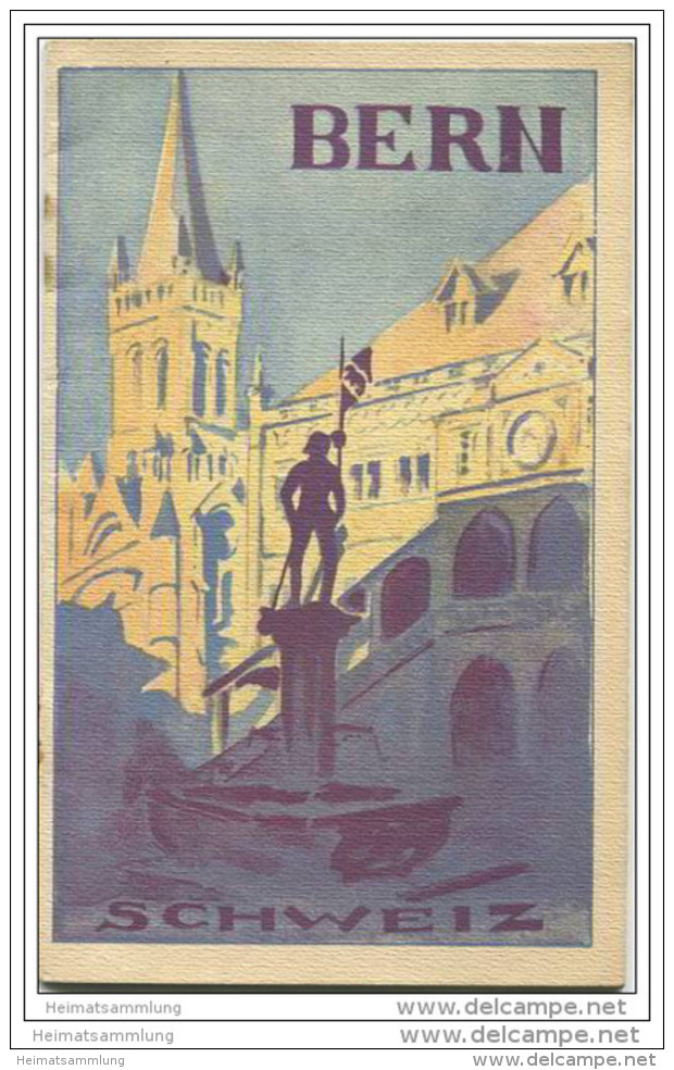 Schweiz - Bern 1928 - 26 Seiten Mit 25 Abbildungen - Stadtplan - Tourism Brochures