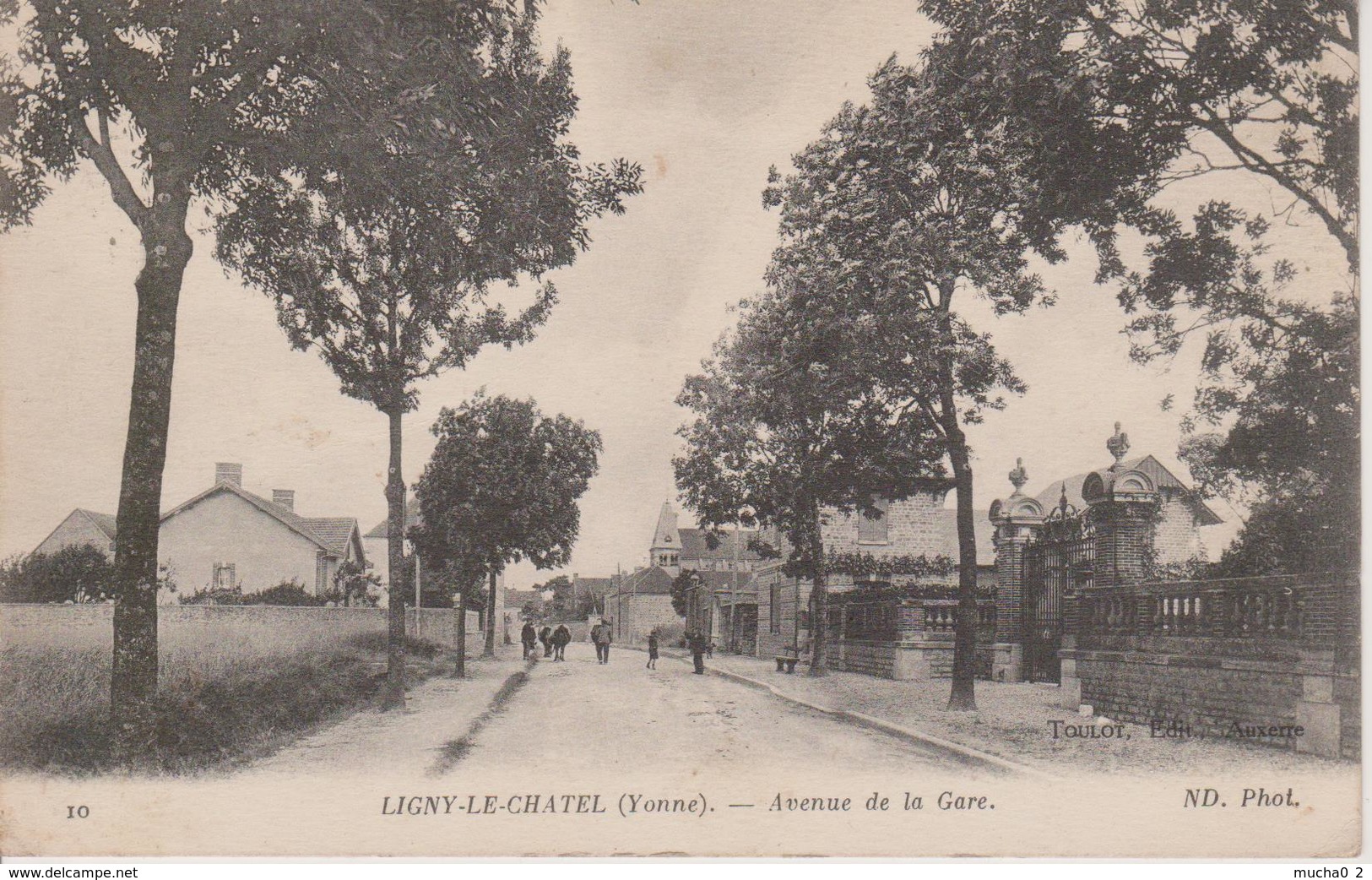 89 - LIGNY LE CHATEL - AVENUE DE LA GARE - Ligny Le Chatel