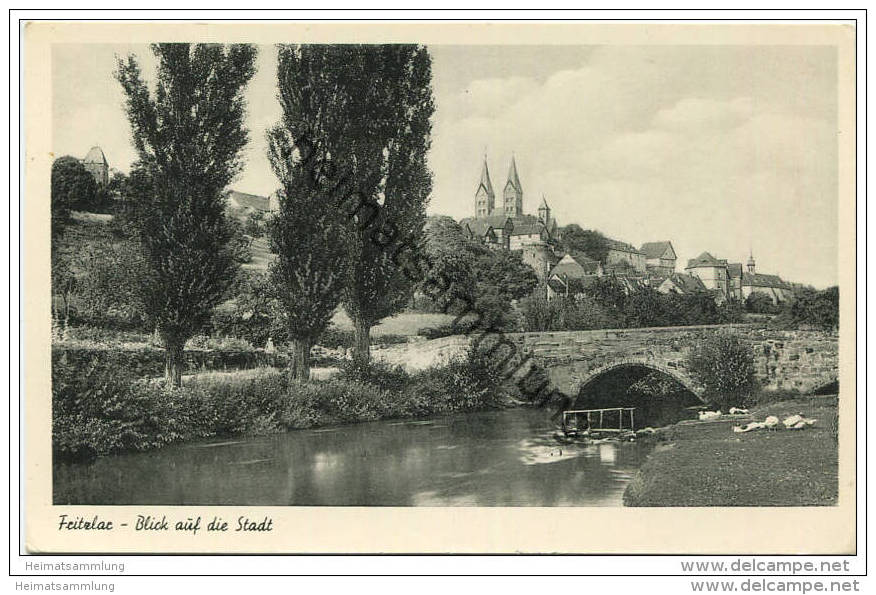 Fritzlar - Blick Auf Die Stadt - Foto-AK - Verlag Schöning &amp; Co. Lübeck - Fritzlar