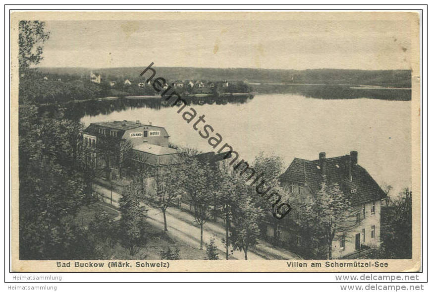 Bad Buckow - Villen Am Schermützel-See - Strand-Hotel - Verlag W. Meyerheim Berlin Gel. 1933 - Buckow