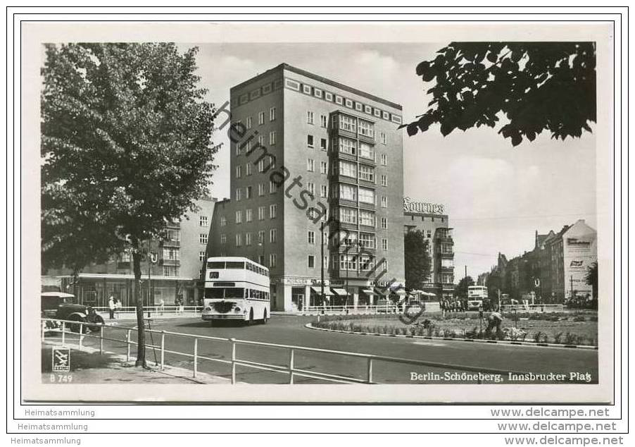 Berlin-Schöneberg - Innsbrucker Platz - Foto-AK 50er Jahre - Schoeneberg