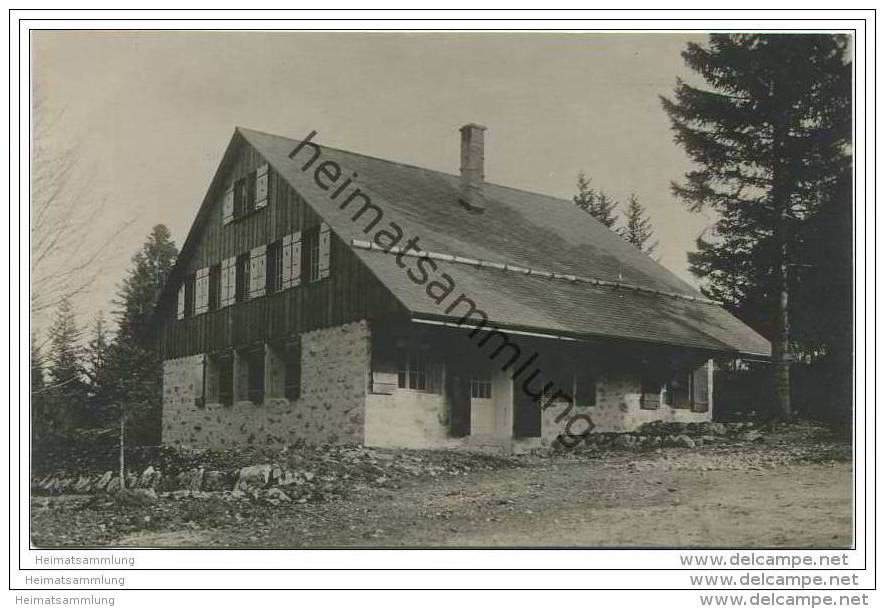 Bieler Naturfreundehütte - Près D' Orvin - Foto-AK 1925 - Orvin