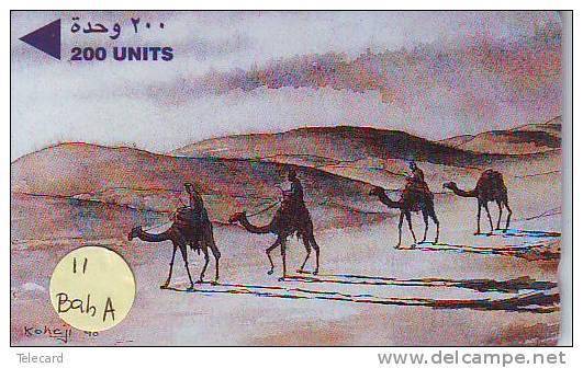 BAHRAIN Telecarte (11 BAHA ) Camels - Bahrain